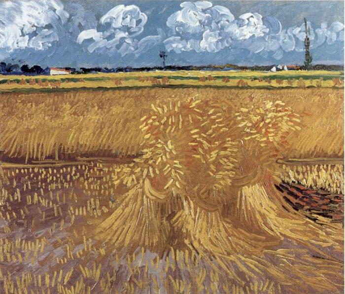 Vincent Van Gogh Wheat Field Norge oil painting art